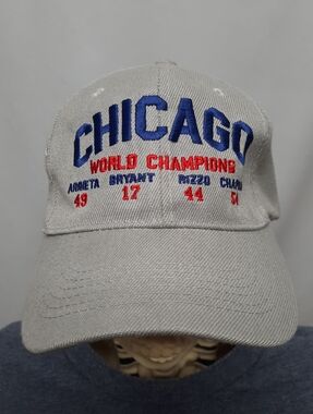 Chicago Cubs 2016 World Series Champions Hat MLB Players Choice Embroidered SGA